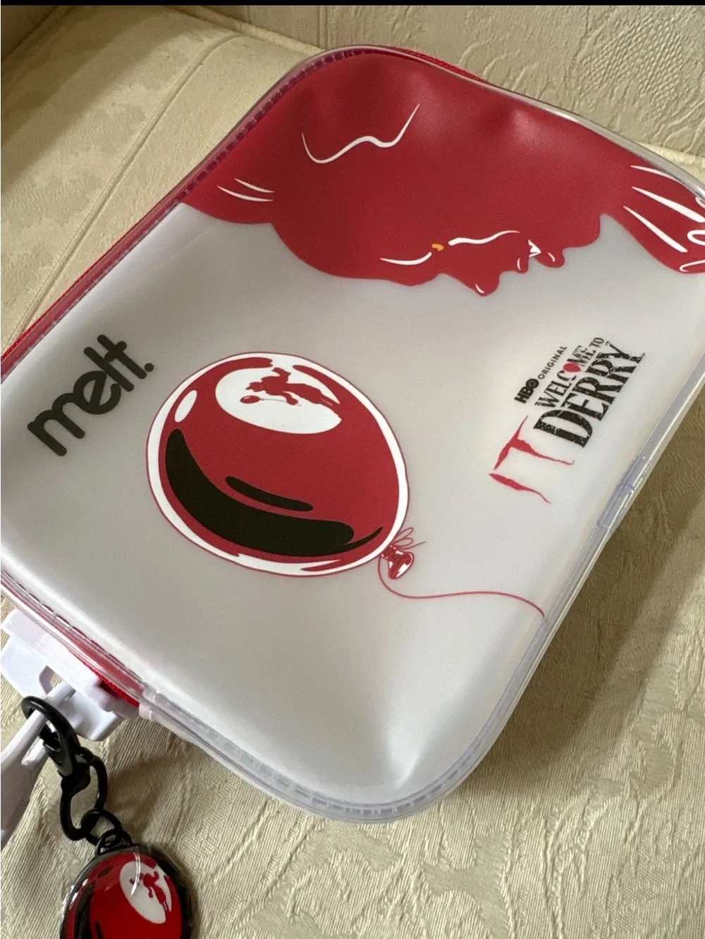 Melt Cosmetics IT Welcome to Derry Makeup Cosmetic Bag Case NWT